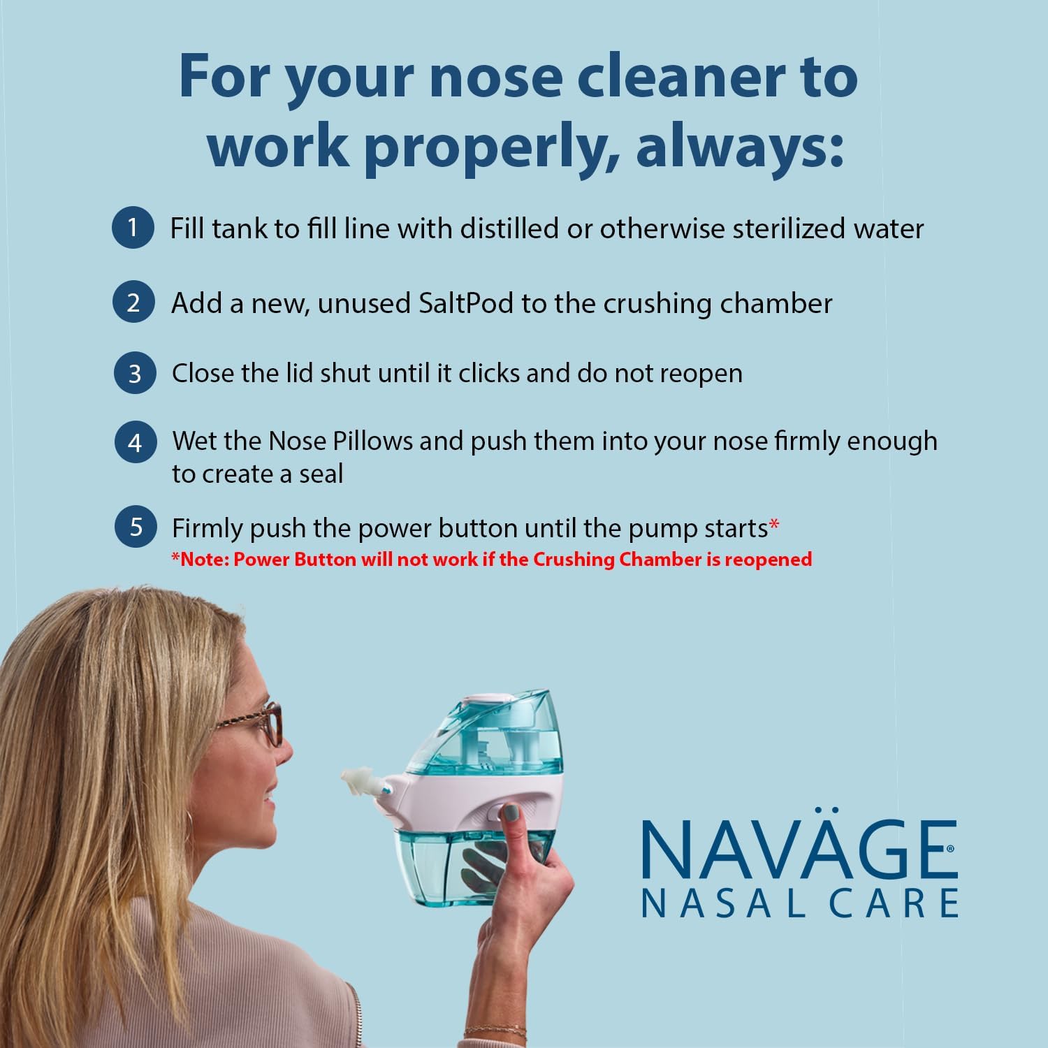 Navage Essentials Bundle - Navage Nasal Irrigation System - Saline Nasal Rinse Kit with 1 Navage Nose Cleaner, 30 Salt Pods and 1 Countertop Caddy