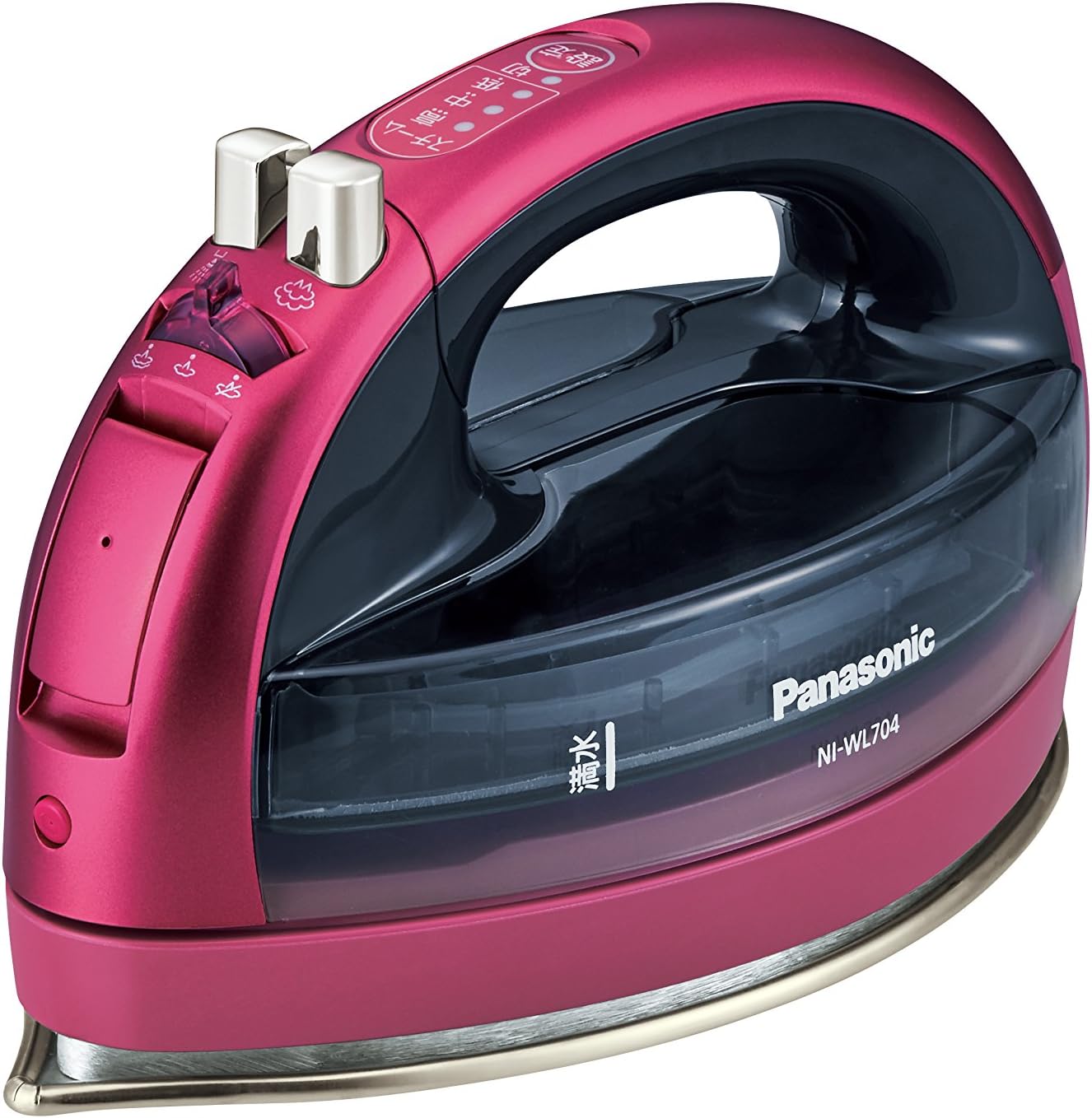 Panasonic Cordless Steam W head Iron NI-WL704-P (Pink)【Japan Domestic genuine products】