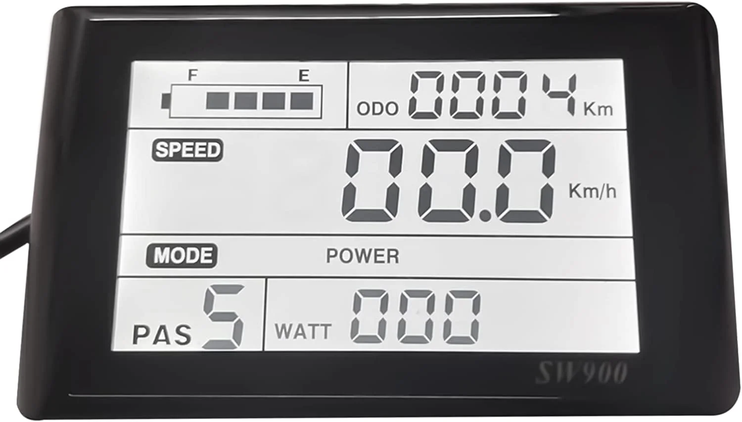Miumaeov 27.5" Rear Wheel Electric Bicycle Conversion Kit Refitting LCD 72V 2000W Motor