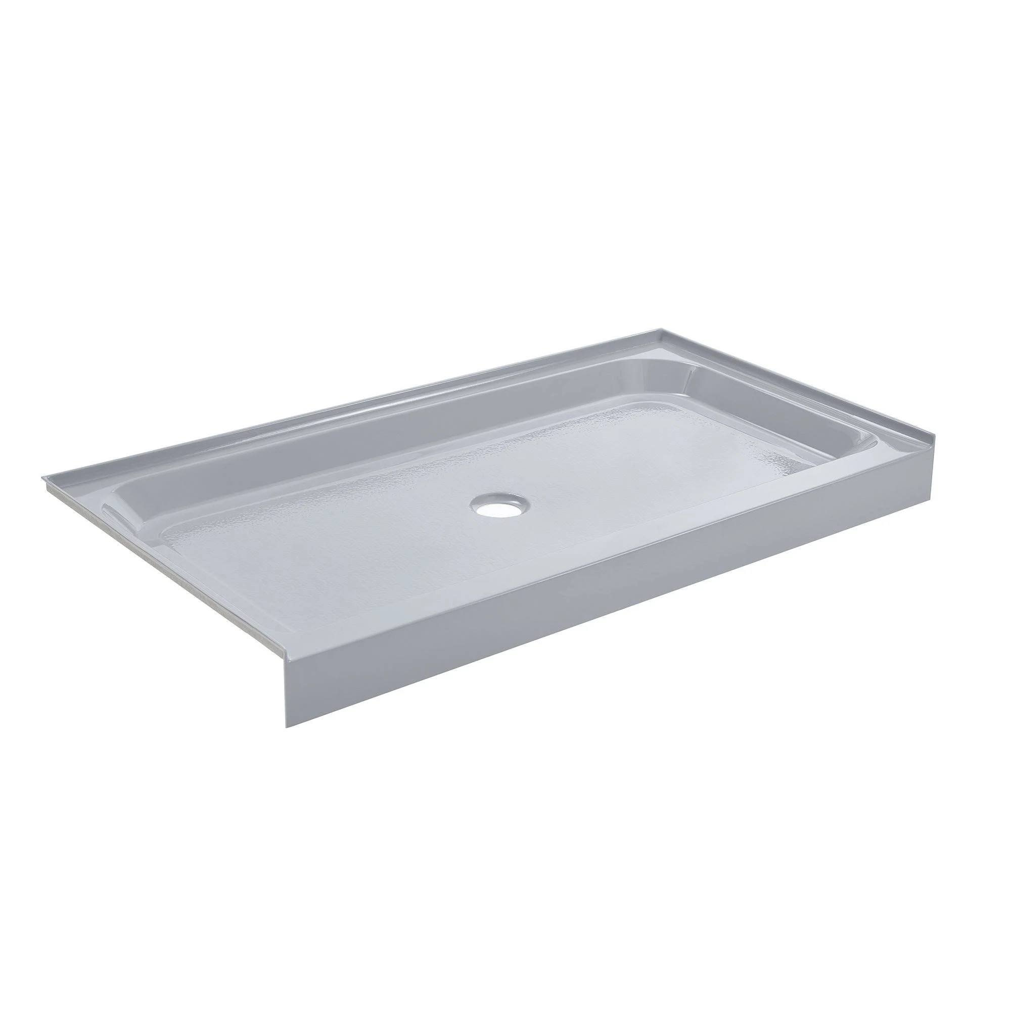 Voltaire 60 x 30 Single-Threshold, Center Drain, Shower Base, Grey