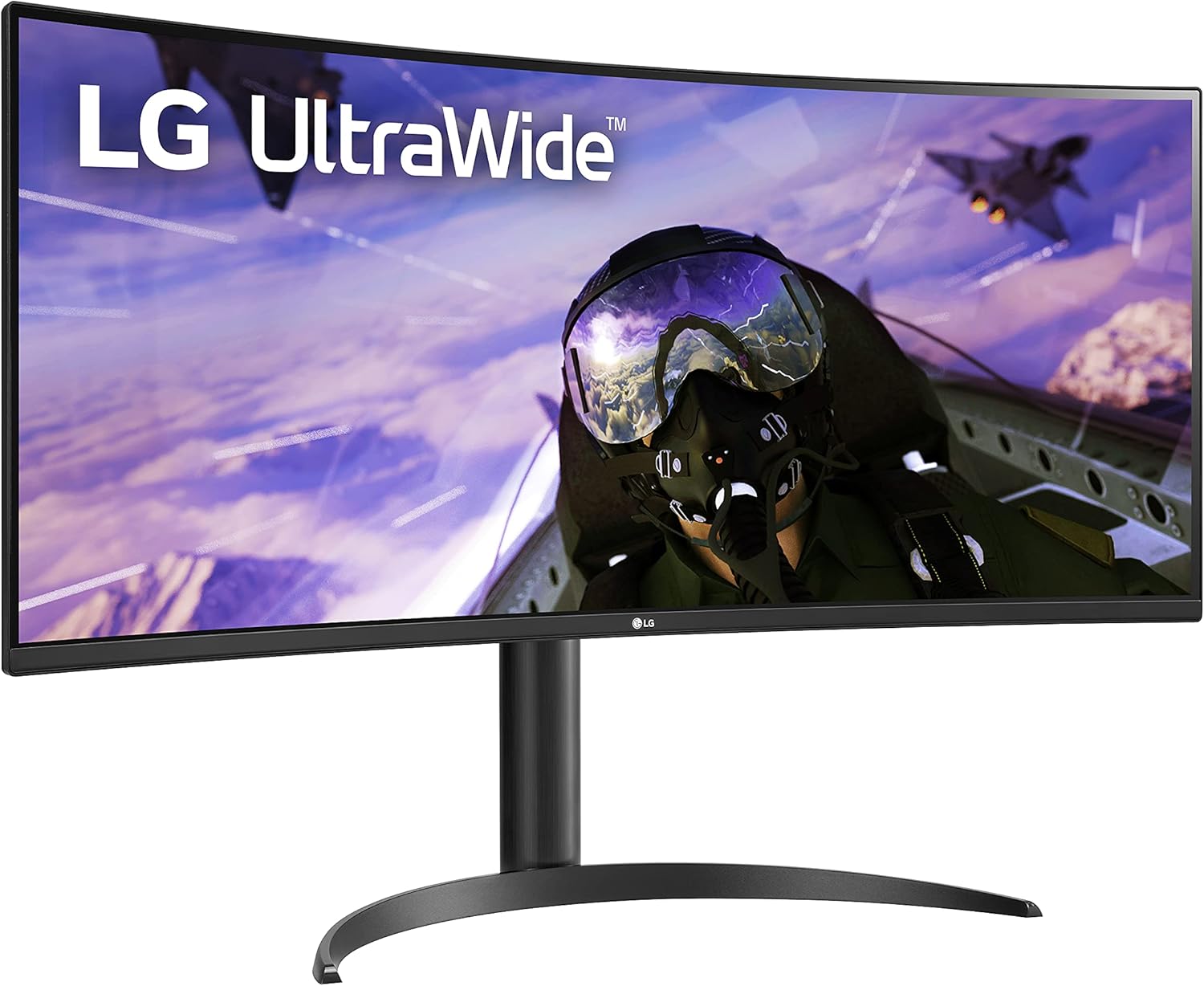 LG 34WP65C-B 34-Inch 21:9 Curved UltraWide QHD (3440x1440) VA Display with sRGB 99% Color Gamut and HDR 10 and 3-Side Virtually Borderless Display with Tilt/Height Adjustable Stand -Black (Renewed)