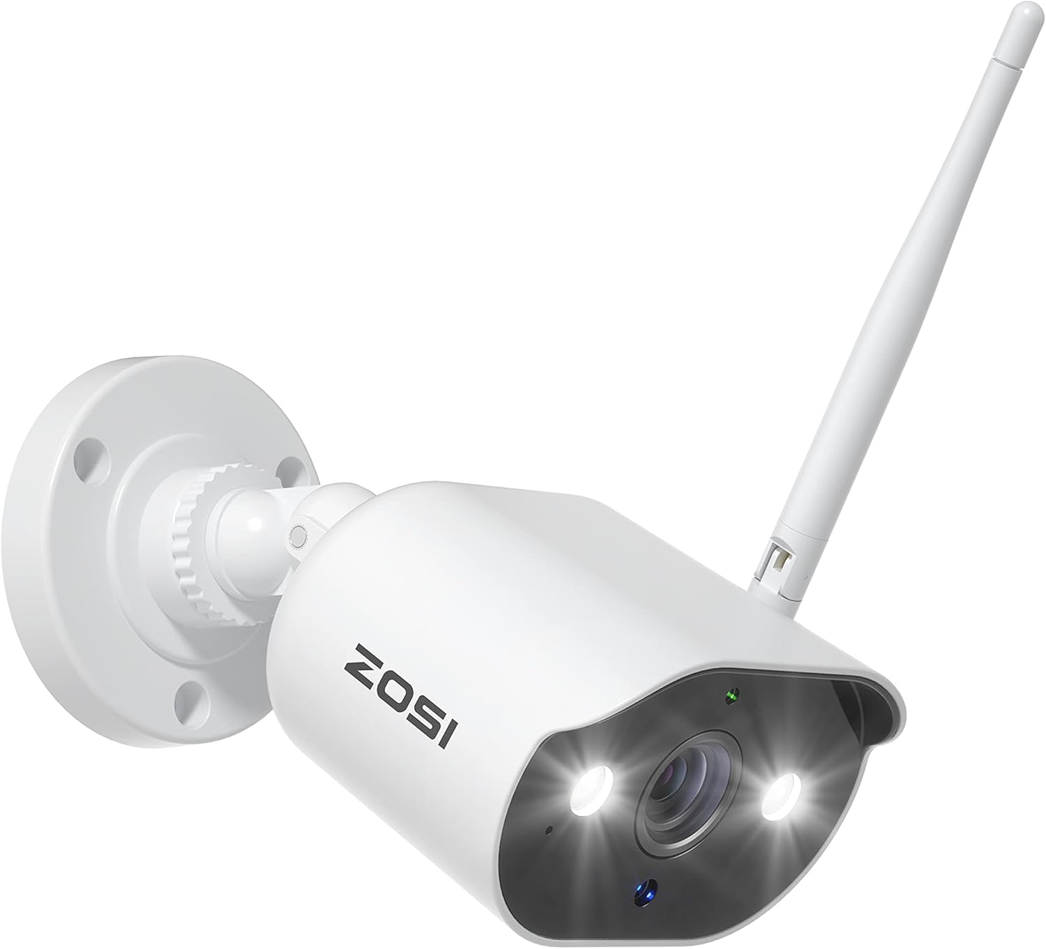 ZOSI 2.0MP HD 1080p 1920TVL Security Camera Outdoor Indoor (Hybrid 4-in-1 HD-CVI/TVI/AHD/960H Analog CVBS),36PCS LEDs,120ft IR Night Vision,105° View Angle Weatherproof Surveillance CCTV Bullet Camera