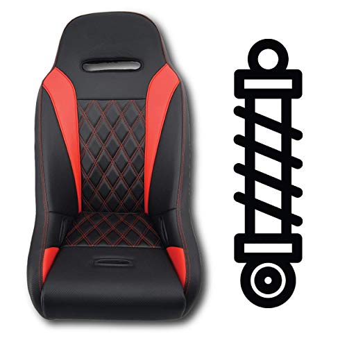 Talon 1000 Suspension Seats (Pair) (Apex, Red)