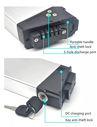Lithium Battery,8Ah/10.4Ah Ebike Battery - 48V Bike Lithium Battery for 200-350W Motor Swappable eBike Battery Pack Removable for Folding Electric Bike Battery