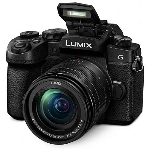 Panasonic LUMIX G95D 20.3 Megapixel Mirrorless Camera, 12-60mm F3.5-5.6 Micro Four Thirds Lens, 5-Axis Dual I.S. 2, 4K 24p 30p Video, Pre-Installed V-Log L, 3” OLED Touchscreen - DC-G95DMK(Black)