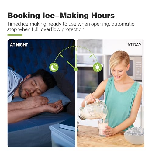 Real Relax Commercial Ice Maker Machine, 400 lbs /24 h, 330 lbs Storage Bin, Industrial Ice Machine, Stainless Steel, Automatic Cleaning, Perfect for Bar/Cafe/Restaurant, with Ice Shovels