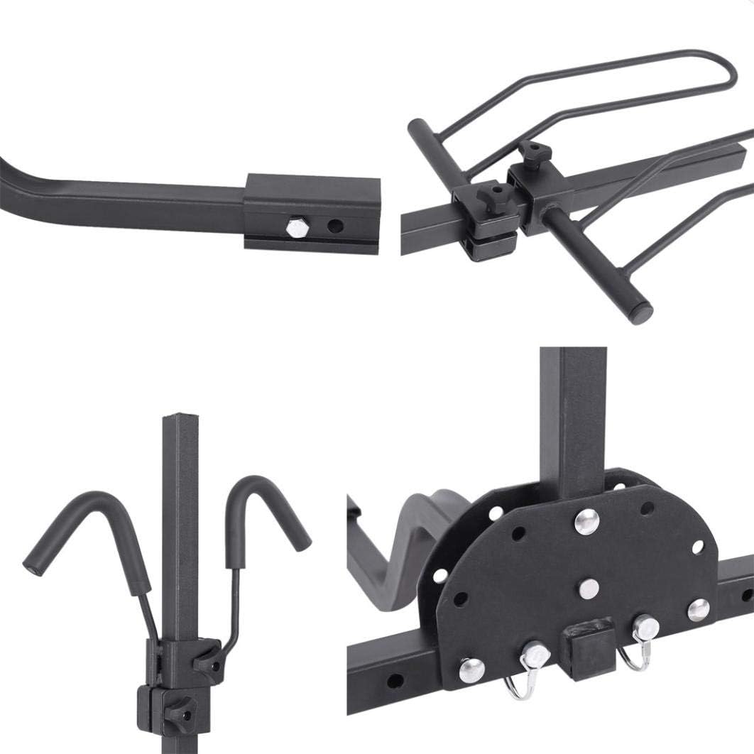 Pubota 2-Bike Hitch Mount Bike Rack Bike Platform Style Bicycle Carrier with 2 Hitch Receiver for Cars, Trucks, SUV and Minivans