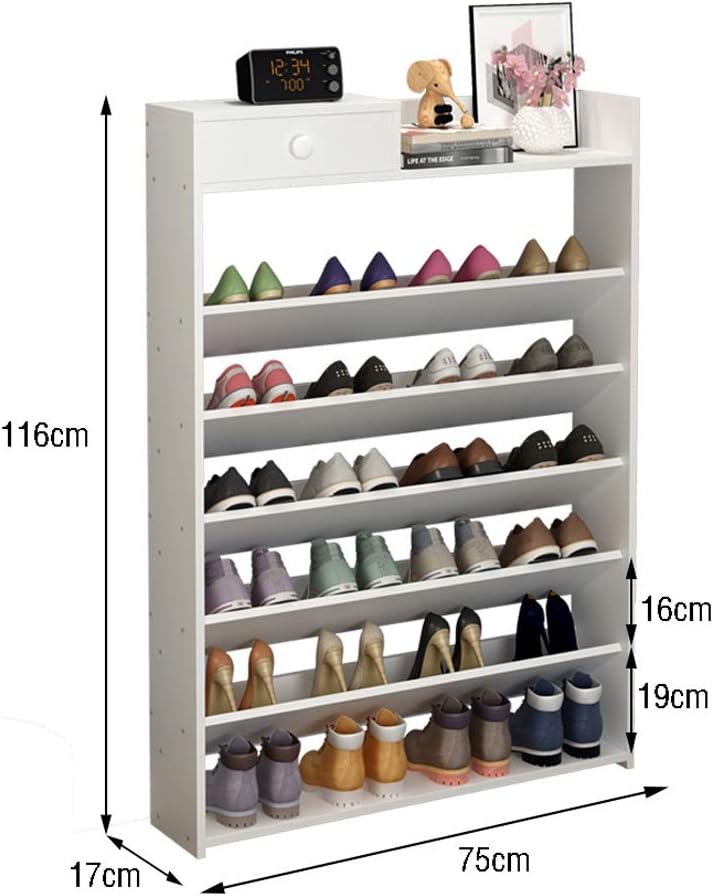 Unit Entryway Hallway Shelf Shoe Portable Shoe Storage Cabinet, Saving Space, Suitable for Shoes, Boots, Slippers Shoes Organizer