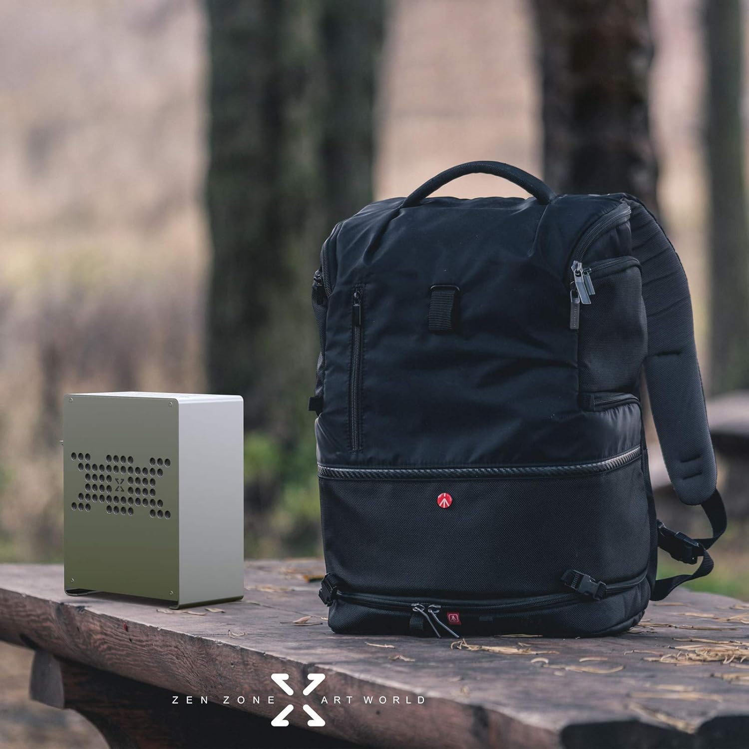 A1 Mini ITX Case Desktop PC Case Micro Slim Portable 2021 Small Backpack Aluminum Alloy Chassis DIY Installation for Gaming and Home Use