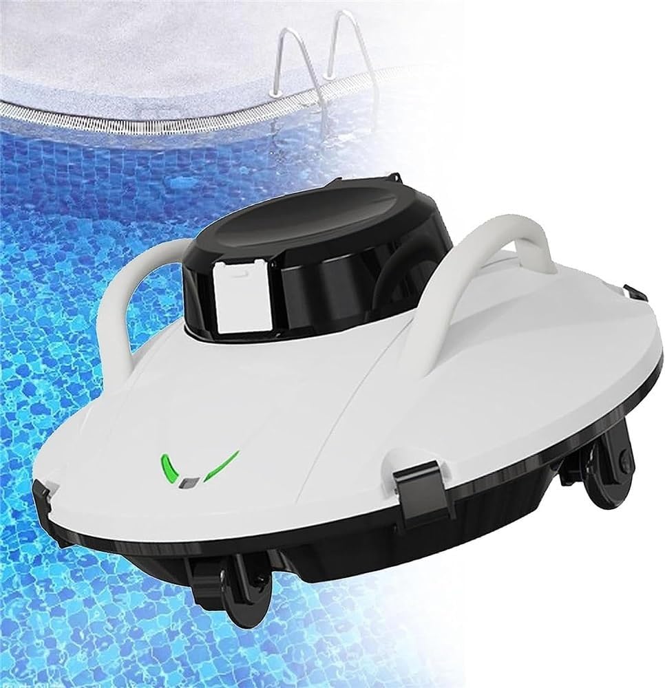 Fully Automatic Pool Cleaner,Automatic Pool Cleaning Robot with Upgraded Filters,Ideal for Pools,Intelligent and Fully Automatic Pool Vacuum Cleaner