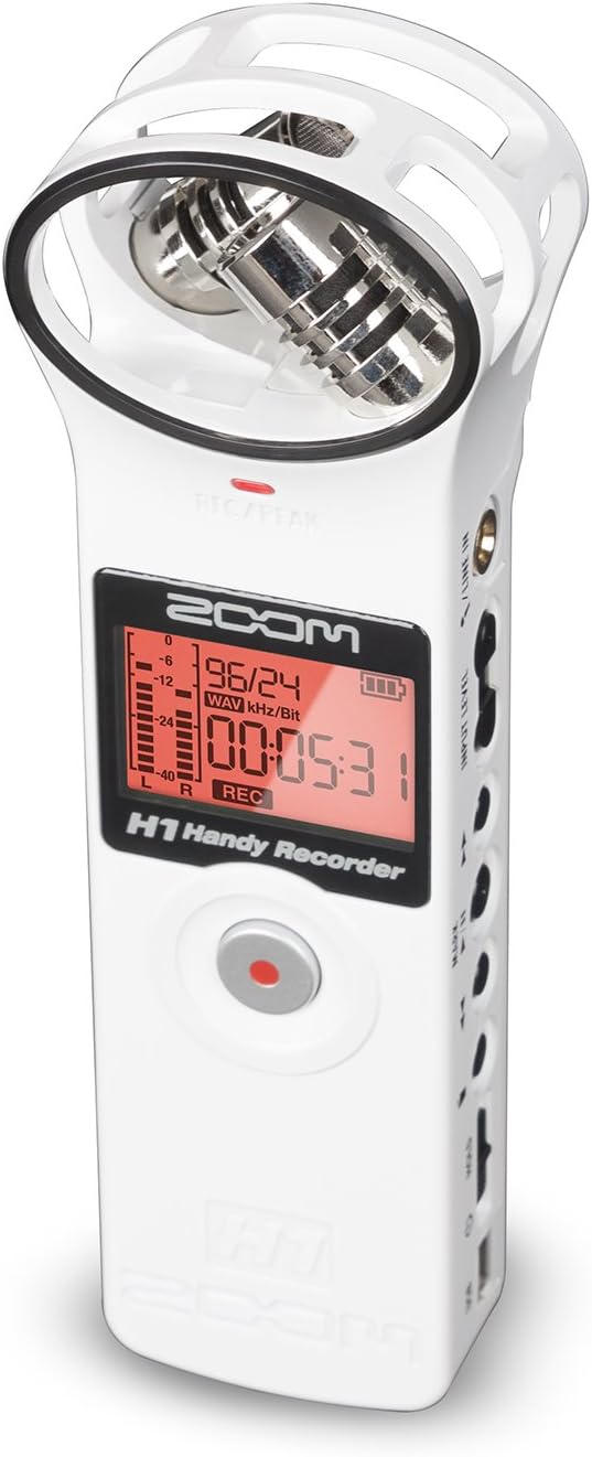 Zoom H1n Portable Recorder, Onboard Stereo Microphones, Camera Mountable, Records to SD Card, Compact, USB Microphone, Overdubbing, Dictation, For Recording Music, Audio for Video, and Interviews