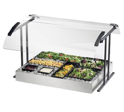 Cal-Mil Double Sneeze Guard, Silver