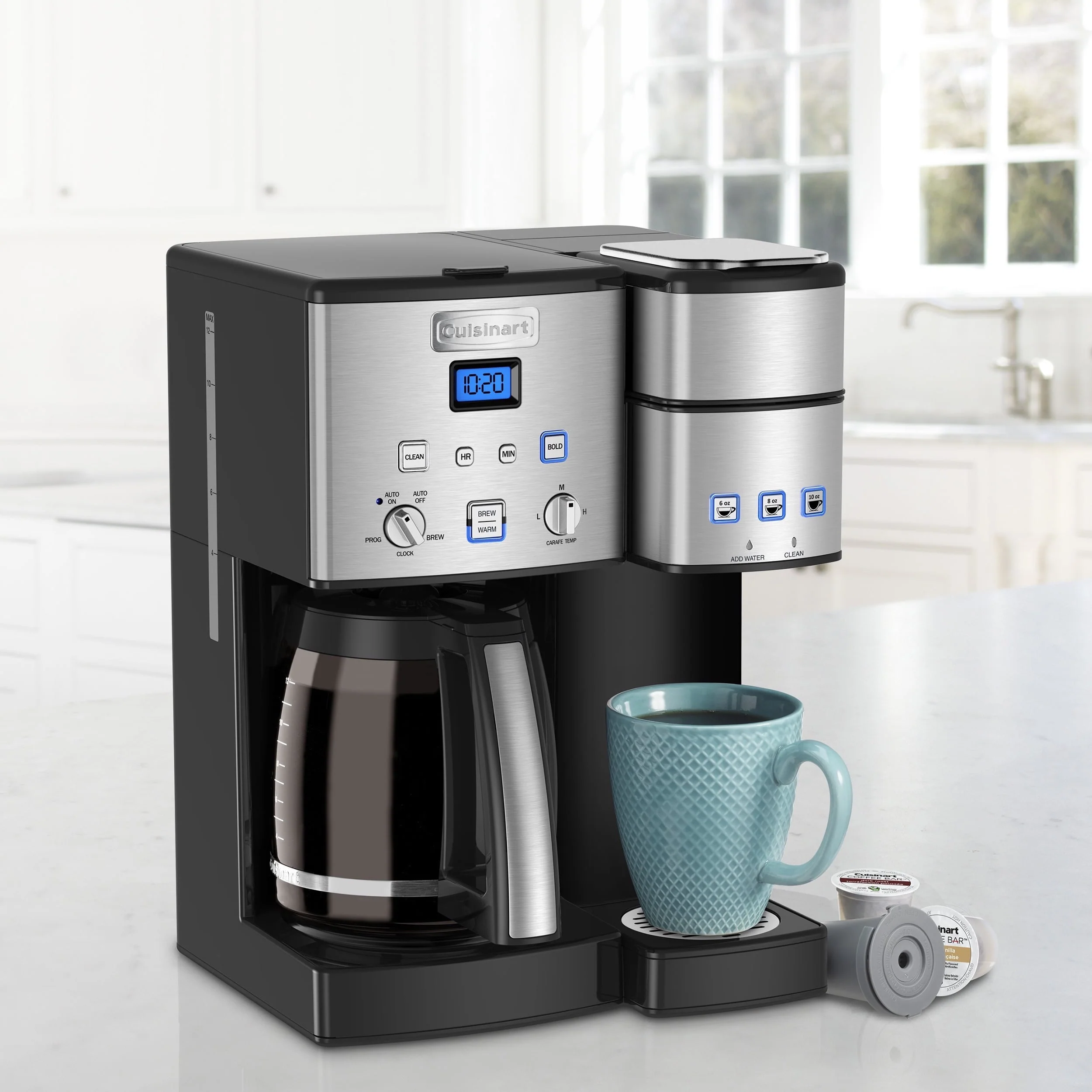 Cuisinart Coffee Center 12 Cup Coffeemaker and Single-Serve Brewer