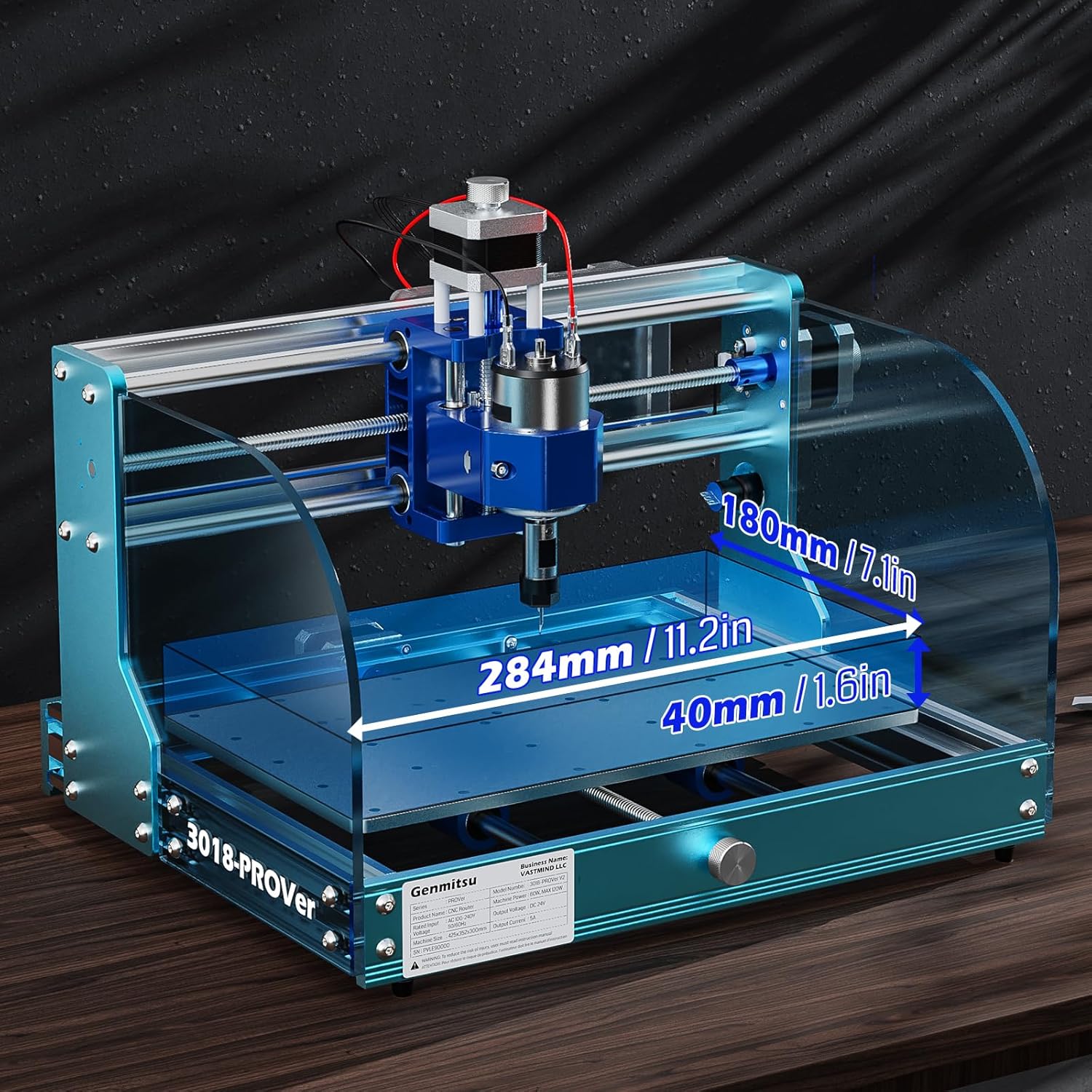 Genmitsu 3018-PROVer V2 CNC Router Machine for Beginner + Y-Axis Extension Kit