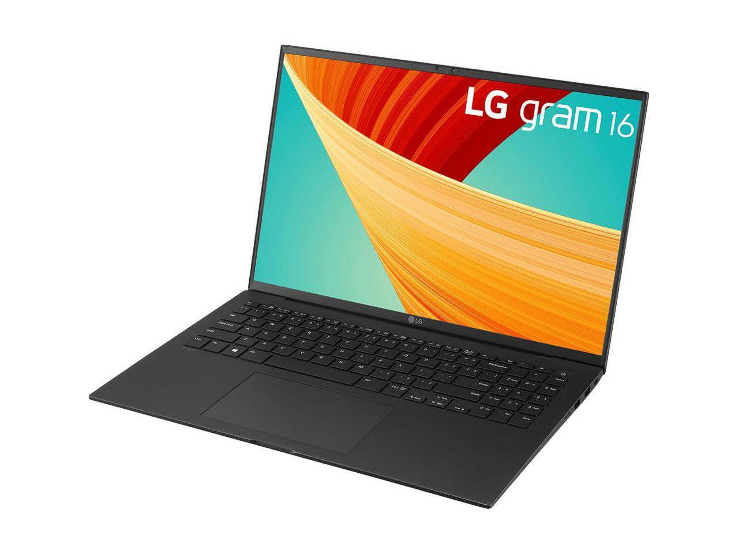 LG gram 16Z90R-N.APB7U1 16" Notebook - Intel Core i7 - 16 GB Total RAM - 1 TB SSD - Intel Chip - Windows 11 Pro - In-plane Switching (IPS) Technology