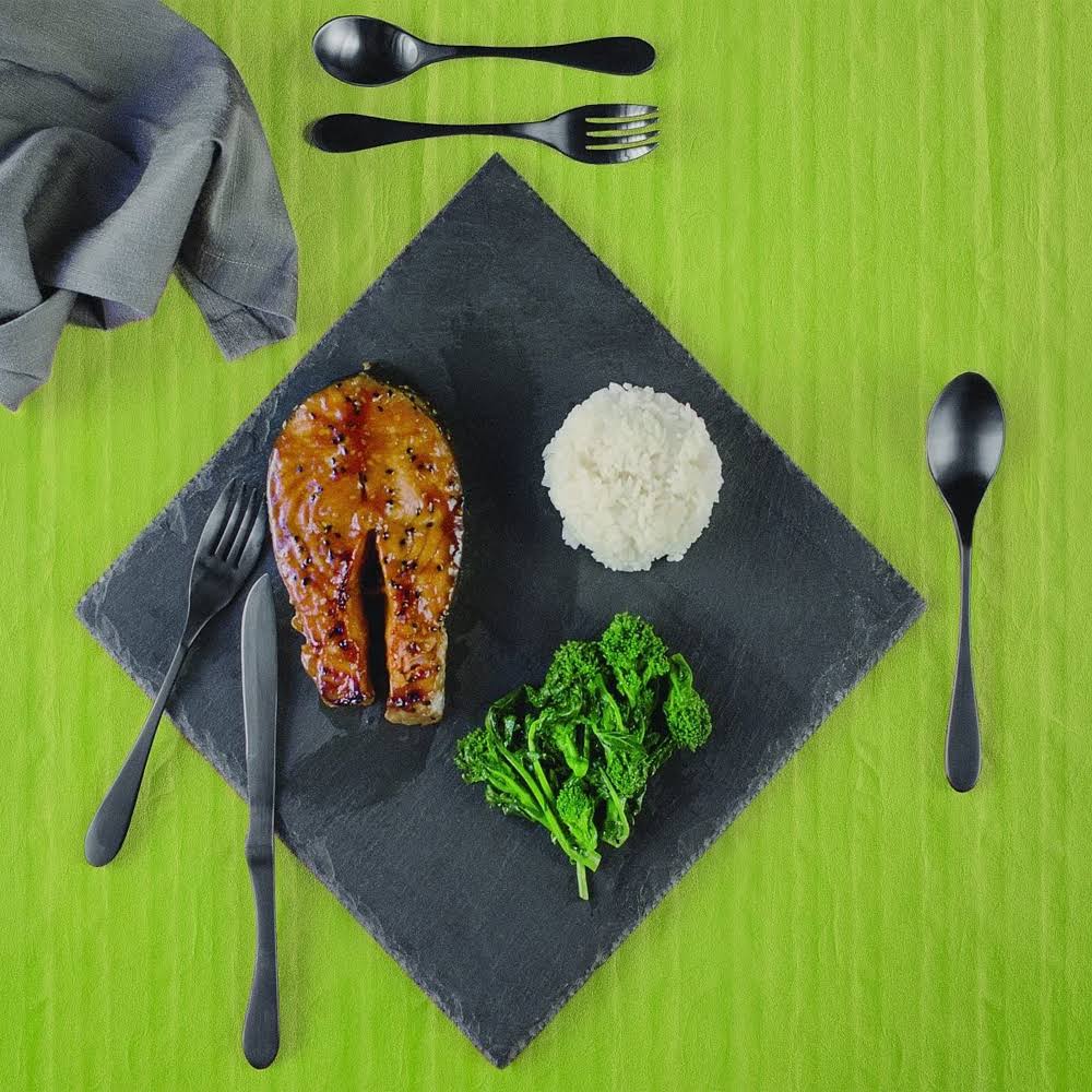 Knork Black Matte Titanium Coated Stainless 20-Piece Set
