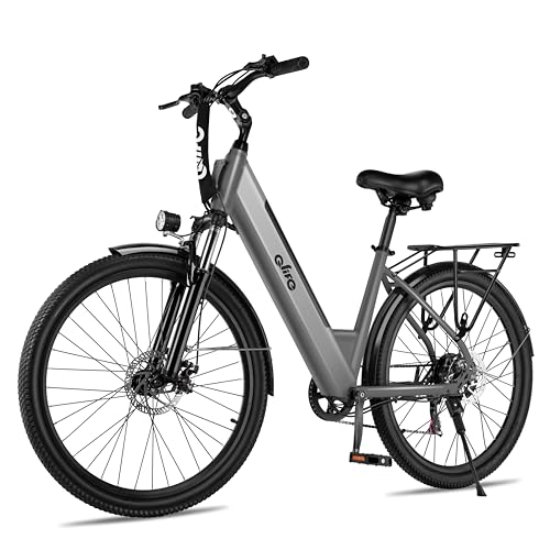 Cityone Electric Bike for Adults 26" Step-Through 22MPH Ebike with 2.1" Tire,UL2849 Certified Built-in Removable Battery,Peak 750W Motor Ebikes with 7 Speed, Commuter E Bicycle