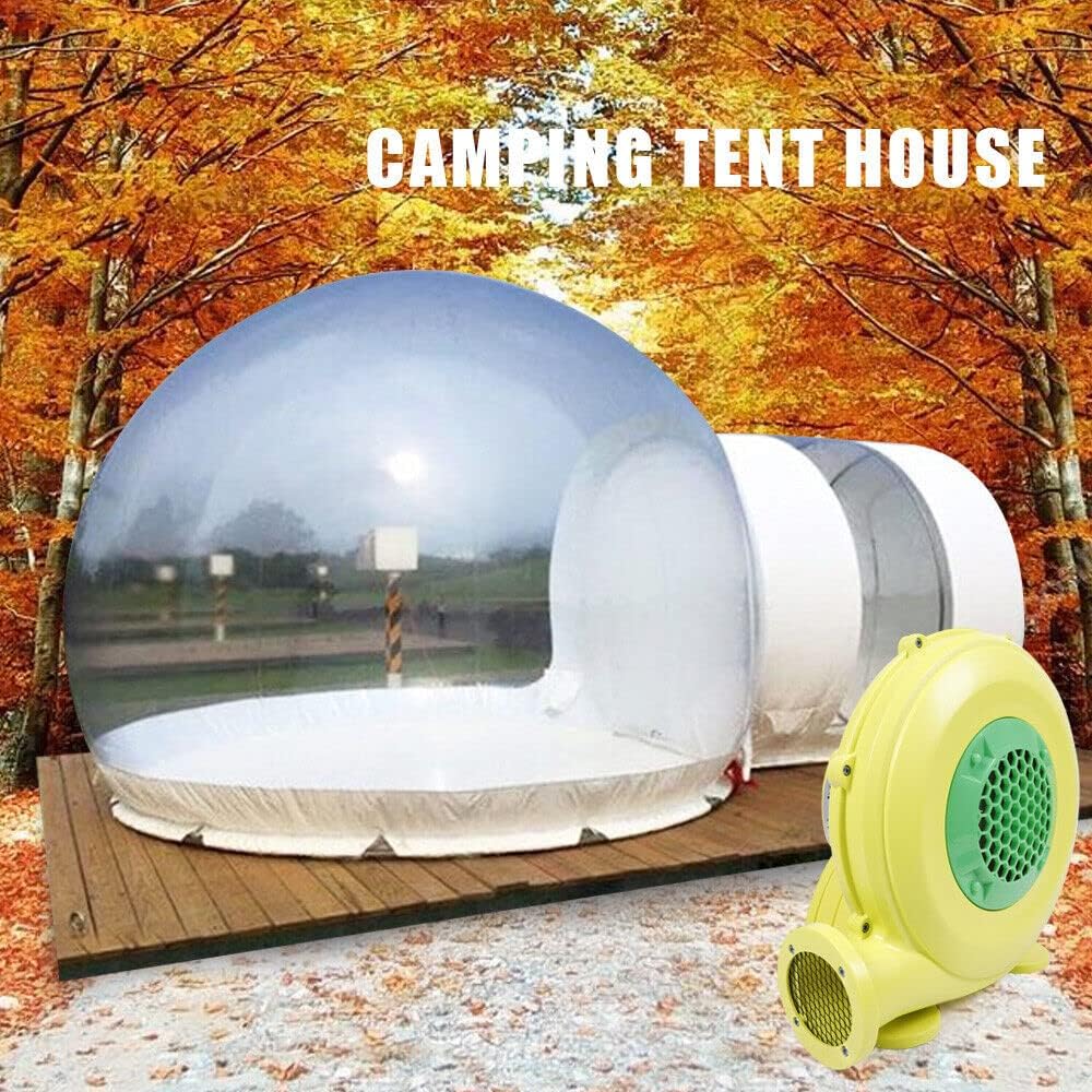 3M Inflatable Bubble House Outdoor PVC Inflatable Tent D-Ring Tent Outdoor Camping Camping Blowing Diameter, for Indoor/Outdoor Family Backyard Camping, Holiday Party, Transparent