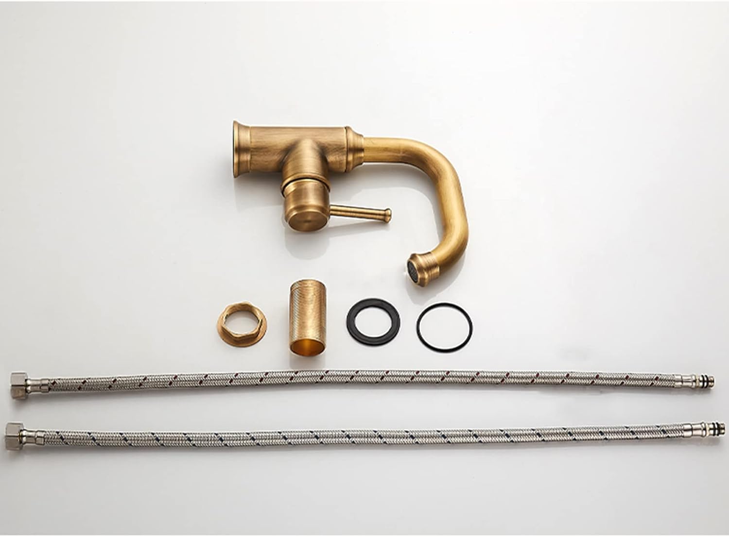 Thick Rope，Hemp Rope， Retro Kitchen Mixer Tap,360° Rotatable Taps for Bathroom Basin Brass rass Basin Mixer Tap,Kitchen Sink Mixer Taps 1 Hole