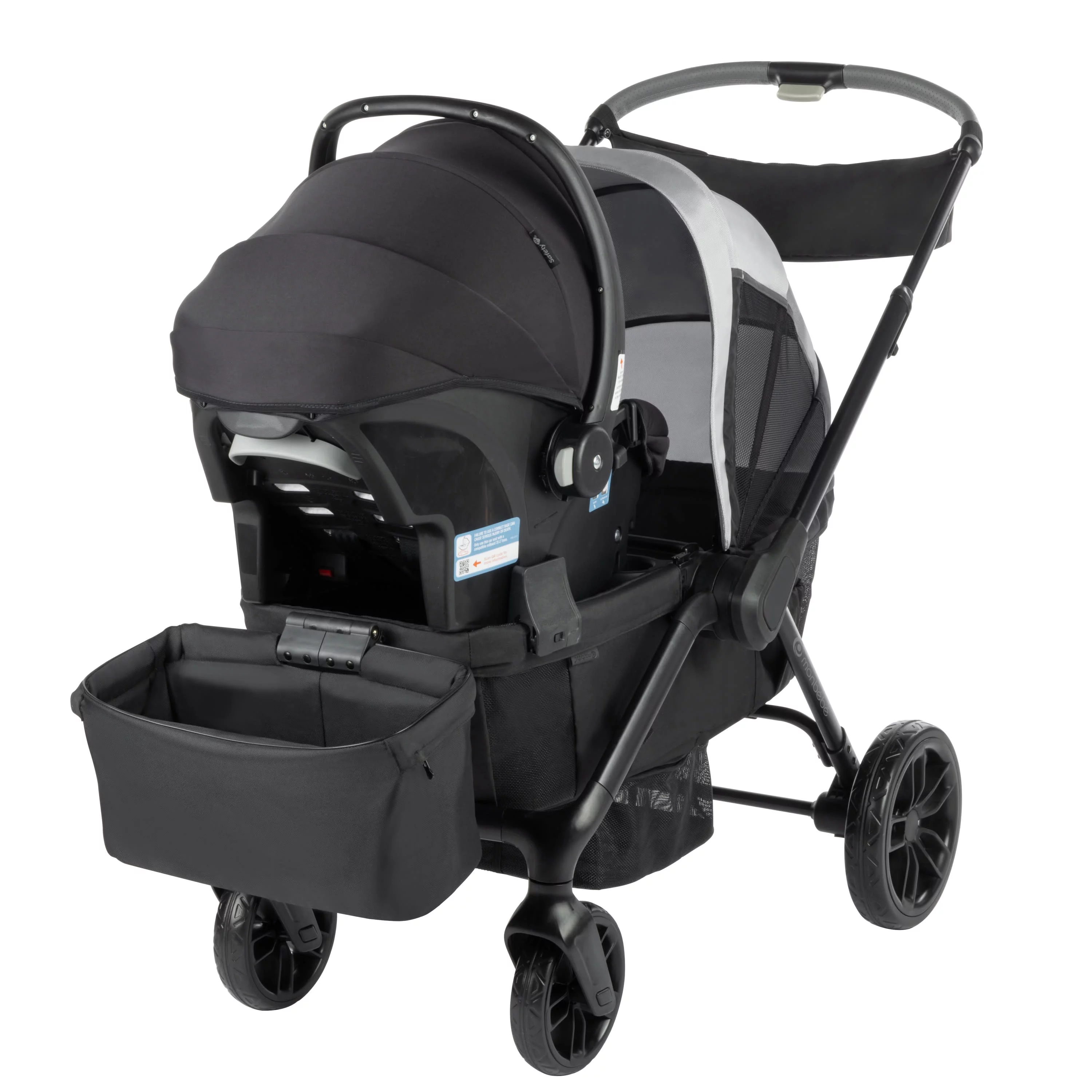 Monbebe Everyday Outings Wagon Stroller, Cobblestone Grey