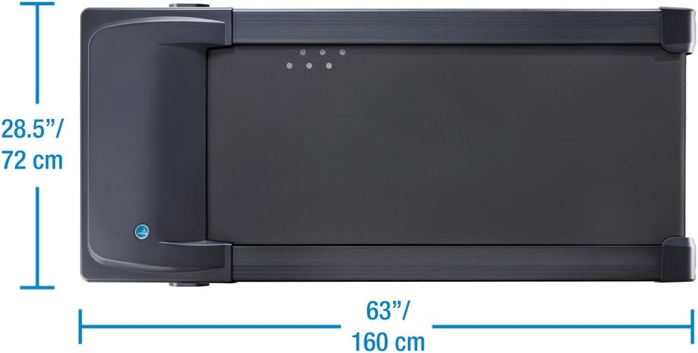 LifeSpan Fitness Under Desk Walking Treadmills, for Home or The Office, Speeds 0.4 to 4.0 MPH