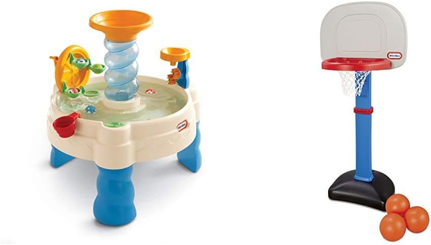 Little Tikes Spiralin' Seas Waterpark Play Table, Multicolor Pack of 2