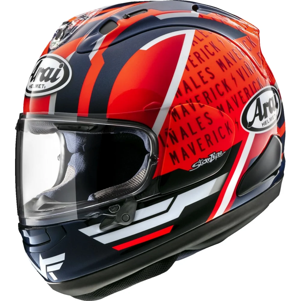 Arai Corsair-X Vinales 6 Motorcycle Helmet Red/Black XL