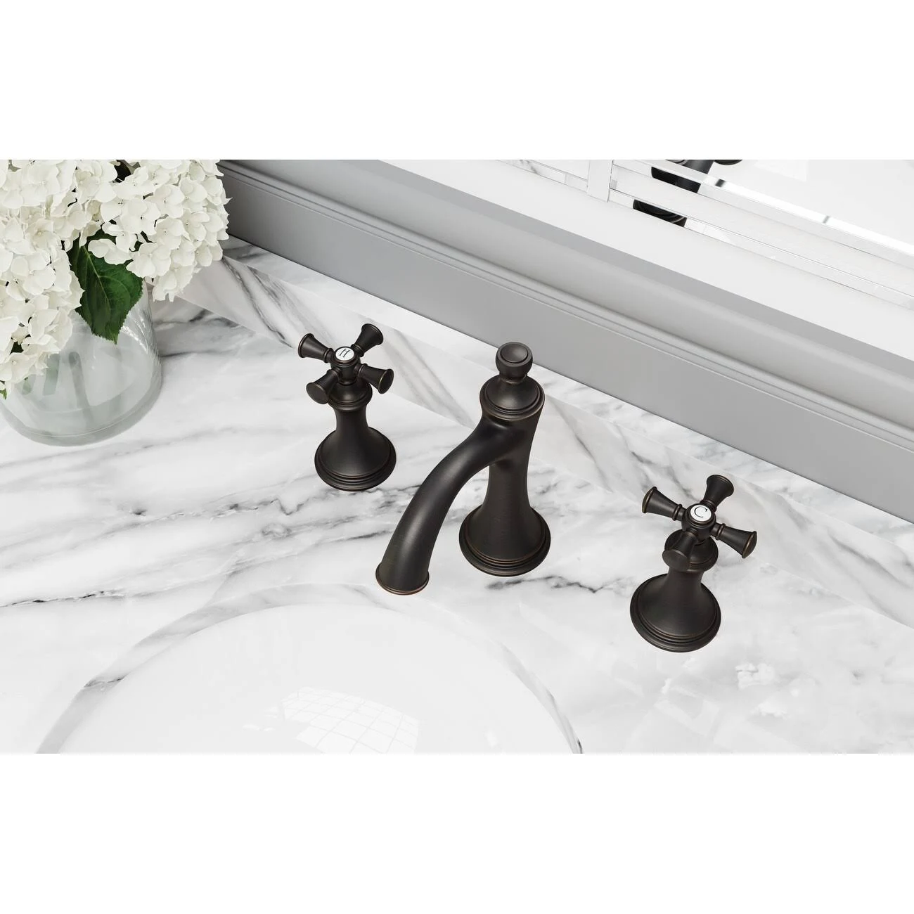 Pfister LG49-TB0 Tisbury 1.2 GPM Widespread Bathroom Faucet - Tuscan Bronze