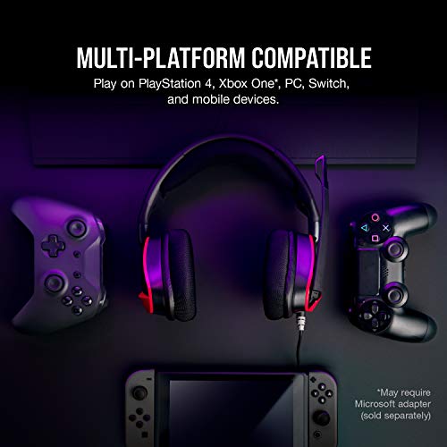 CORSAIR VOID RGB ELITE Wireless Gaming Headset – 7.1 Surround Sound – Omni-Directional Microphone – Microfiber Mesh Earpads – Up to 40ft Range – iCUE Compatible – PC, Mac, PS5, PS4 – White