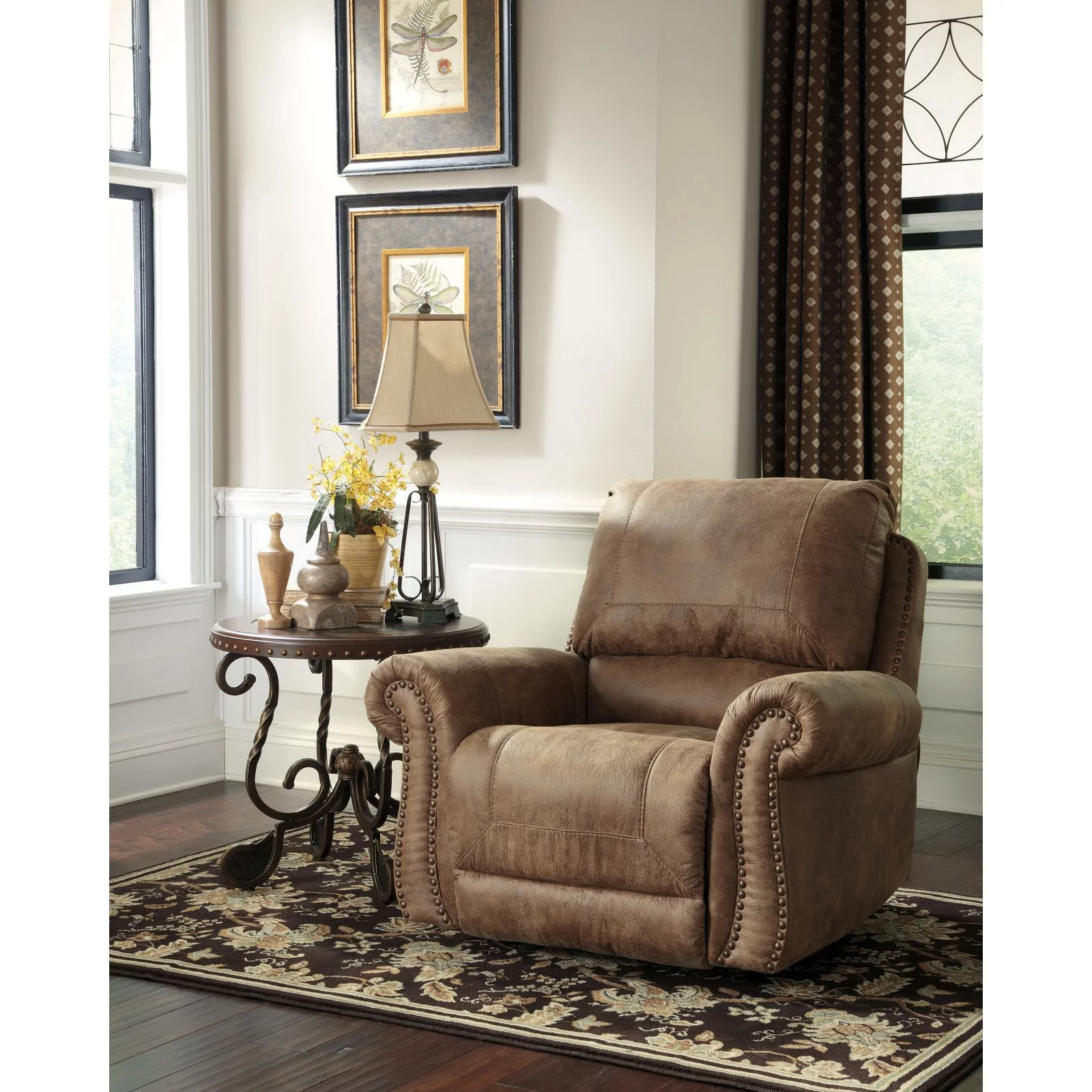 Signature Design by Ashley Larkinhurst Rocker Recliner in Earth