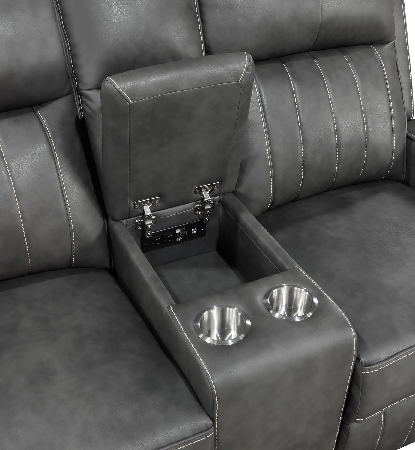 Coaster Home Furnishings Raelynn 3-Piece Upholstered Motion Reclining Sofa Set Grey
