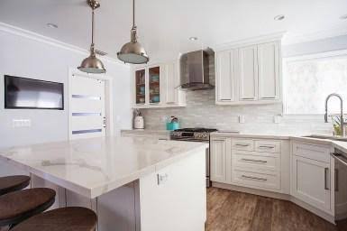 RTA Wholesalers 33 inch Wide Sink Base Kitchen Cabinet Snow White Inset Shaker - Double Door with False Front Drawer - Unassembl