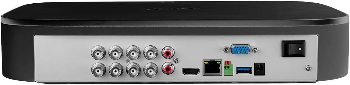 Lorex 4K Ultra HD Security System with 8-Channel DVR and Eight 4K (8MP) Active Deterrence Cameras Featuring Smart Motion Detection and Smart Home Voice Control