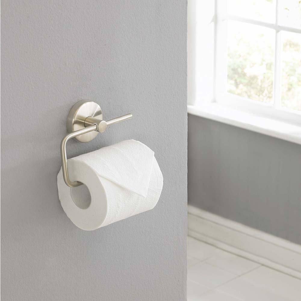 Hansgrohe 40526820 S and E Accessories Paper Holder Brushed Nickel