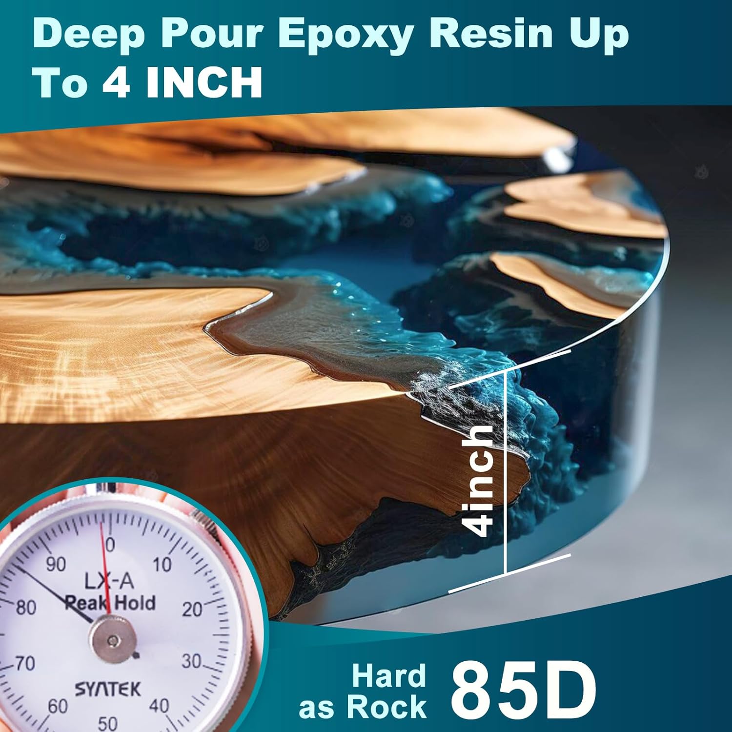 Bundle Set of 51oz Deep Pour Epoxy Resin and 1.5 Gallon Deep Pour Epoxy Resin