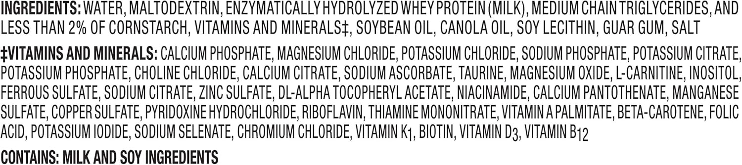 Peptamen Junior Peptide-Based Complete Nutrition, Unflavored, 8.5 Oz Box (24 Pack), 8.45 Fl Oz (Pack of 24)