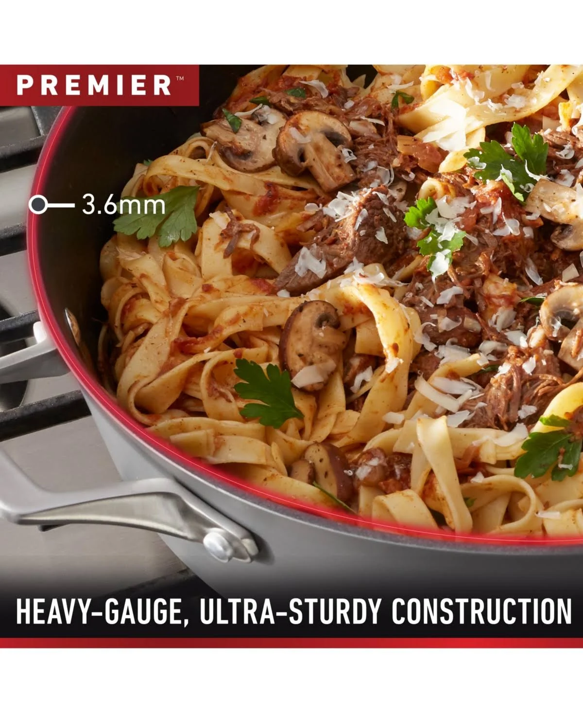 Calphalon Premier Hard-Anodized Nonstick 7-Quart Sauteuse u0026 Cover