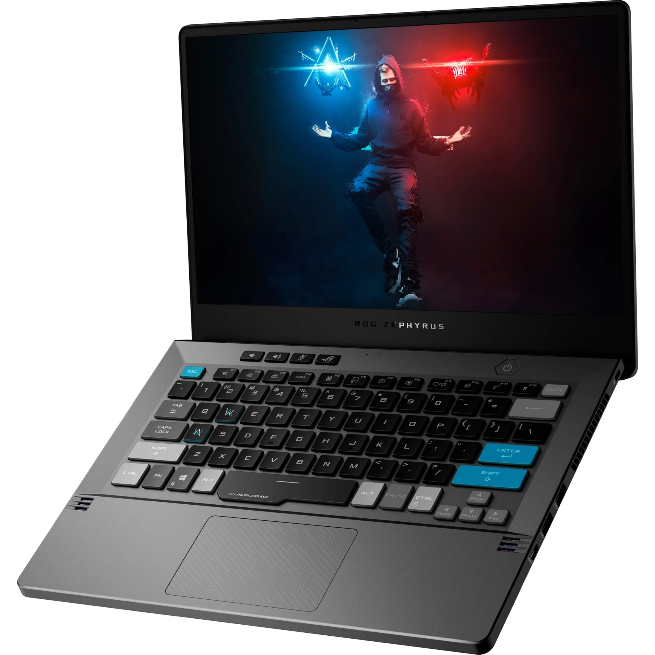 ASUS - Zephyrus G14 AW SE 14" WQHD Gaming Laptop - Ryzen 9 5900HS - 16GB - NVIDIA GeForce RTX 3050 Ti - 1TB SSD - Gray GA401QEC-K2064T Notebook