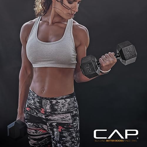 CAP Barbell Dumbbell Set with Rack | Multiple Options in 150lbs and 210lbs