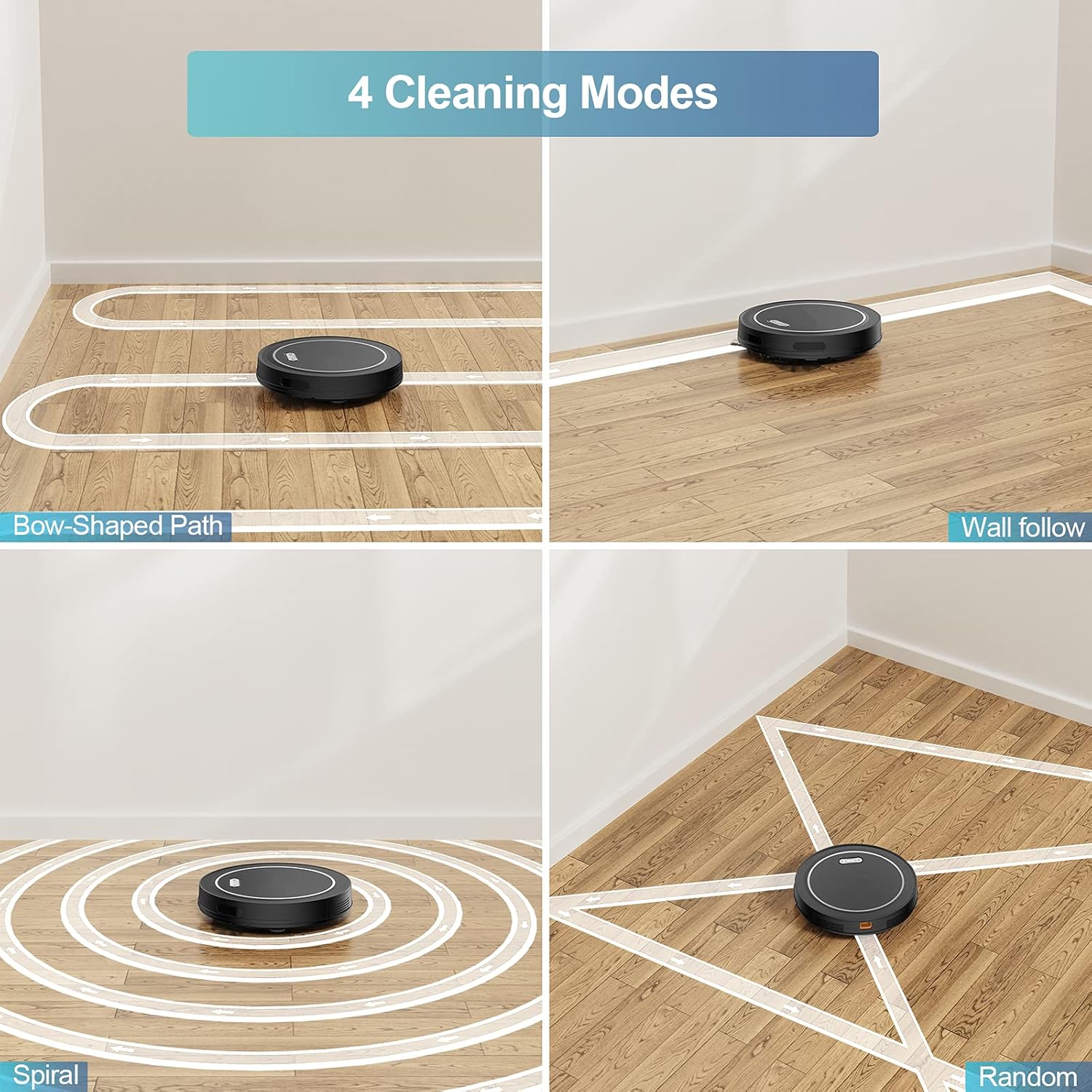 Robot Vacuum, 2000Pa Suction, Quiet, Slim, Self-Charging, 120min Runtime Robotic Vacuum Cleaner, Smart Vacuum Robot, APP & Remote Control Automatic Robot Vacuum for Pet Hair, Hard Floor, Low Carpet