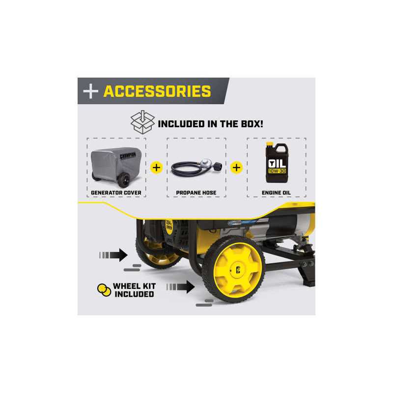 Champion Power Equipment 4450W/3550W RV-Ready Dual-Fuel Portable Generator with CO Shield