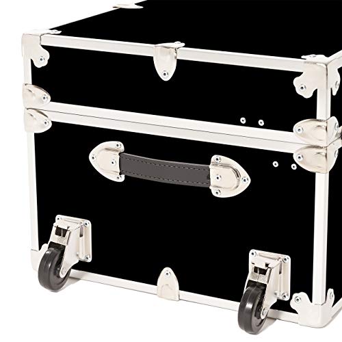 Rhino Trunk & Case Camp & College Trunk with Removable Wheels 30"x17"x13" (White)