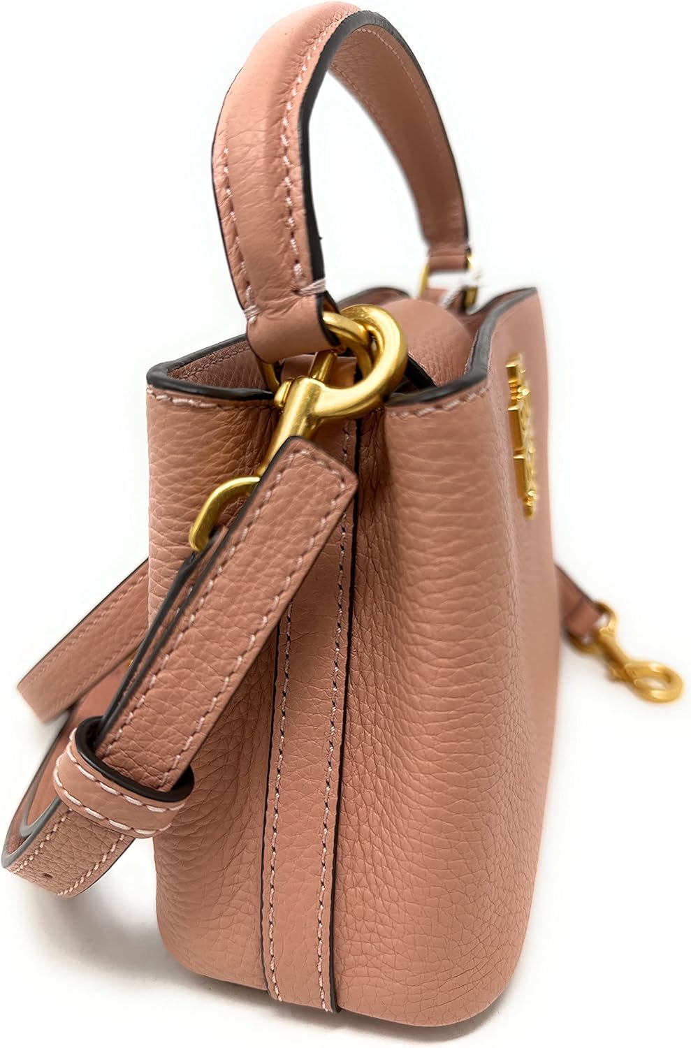 Tory Burch Britten Micro Satchel (Light Meadowsweet)