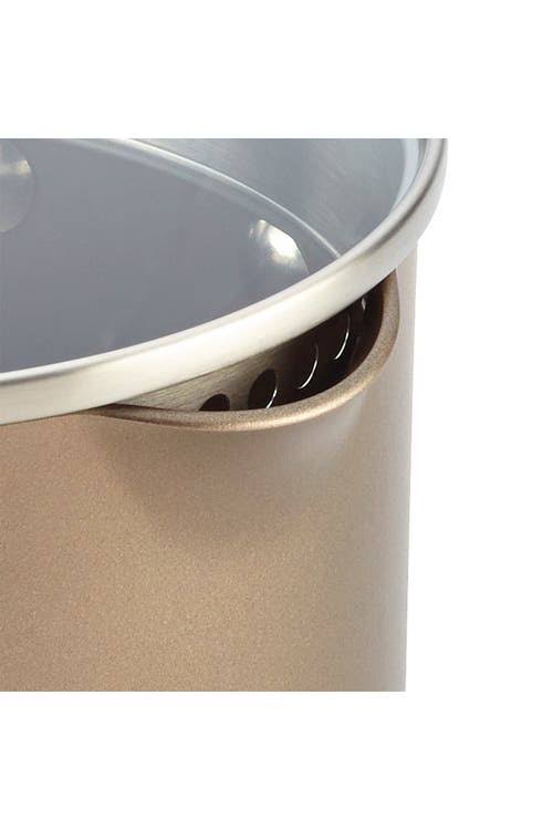 Anolon Advanced Umber 2 qt. Covered Straining Saucepan