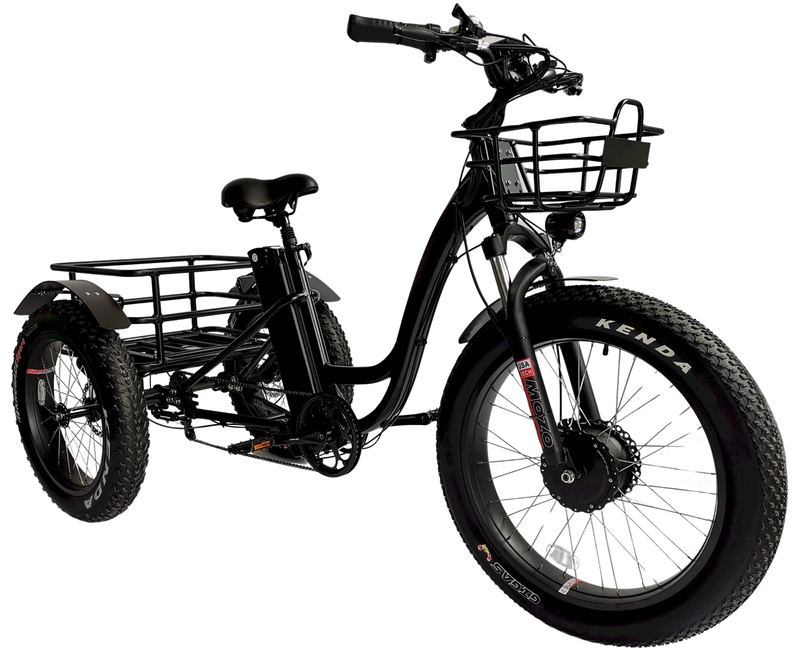 Three Wheel Bike Off Road Adventure Fat Tire Electric Tricycle Trike - Curated Treasures Market