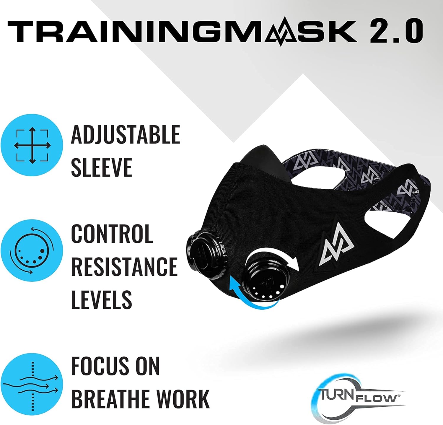 TRAININGMASK - Workout Training Mask 2.0 Pack of 2