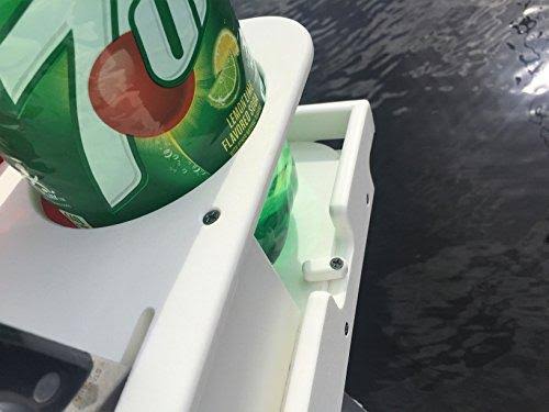 Docktail Boat Bar and Bait Table Combo - Includes Rod Holder Mount