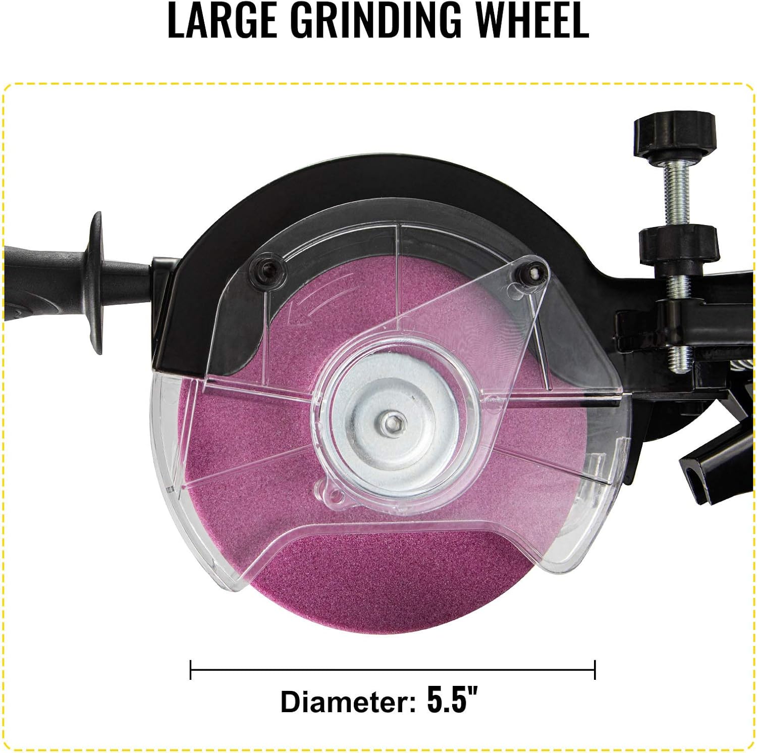 Mophorn Chainsaw Sharpener 230W, Professional Multi-Angle Adjustable Chain Grinder 3000RPM, Electric Chainsaw Blade Sharpener for 1/4" to 2/5" Chains