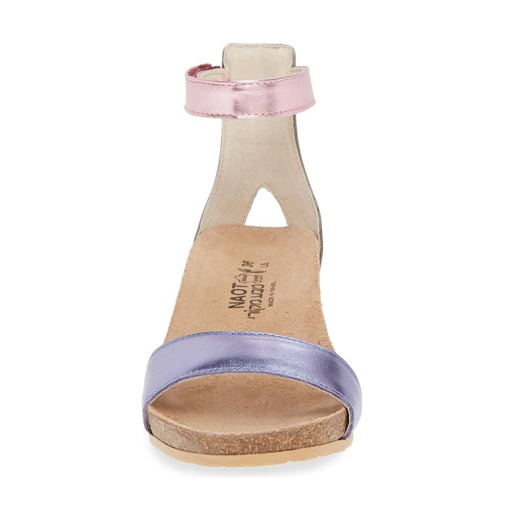 Naot Pixie Beige Lizard / Silver Threads / Rose Gold / 42