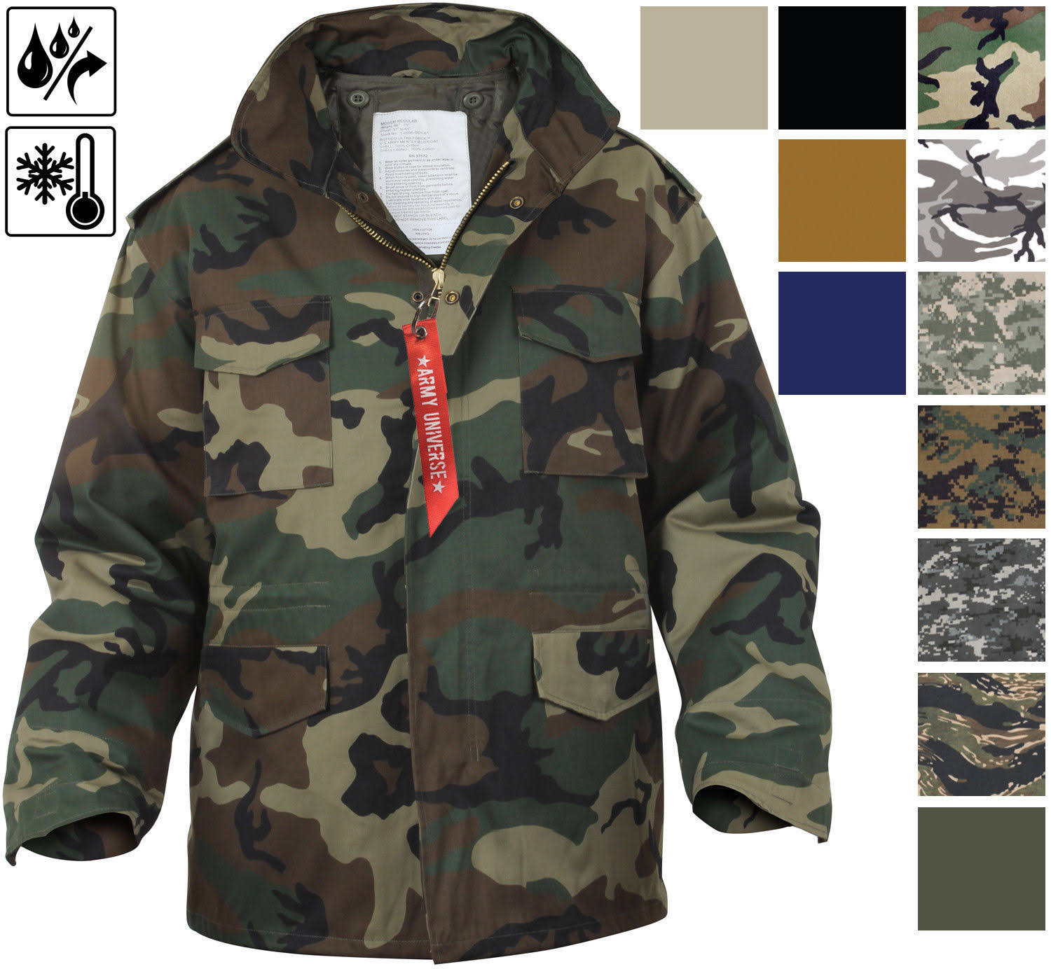 Rothco M-65 Field Jacket - ACU Digital CAMO(S)